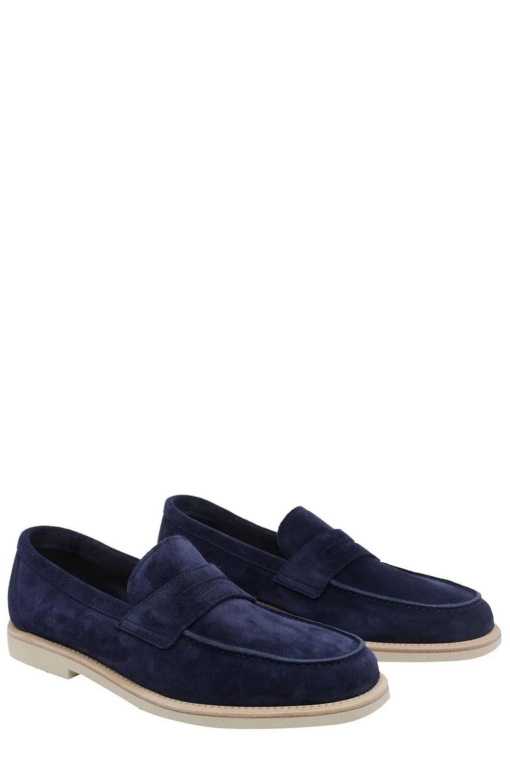 Brunello Cucinelli Slip-On Flat Loafers