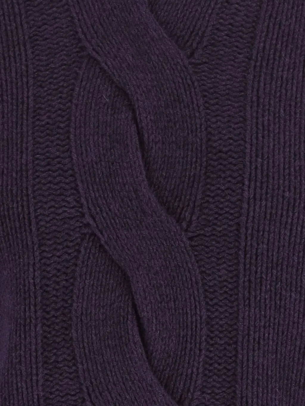 Bruno Manetti Cable-Knit Turtleneck Knitted Sweater
