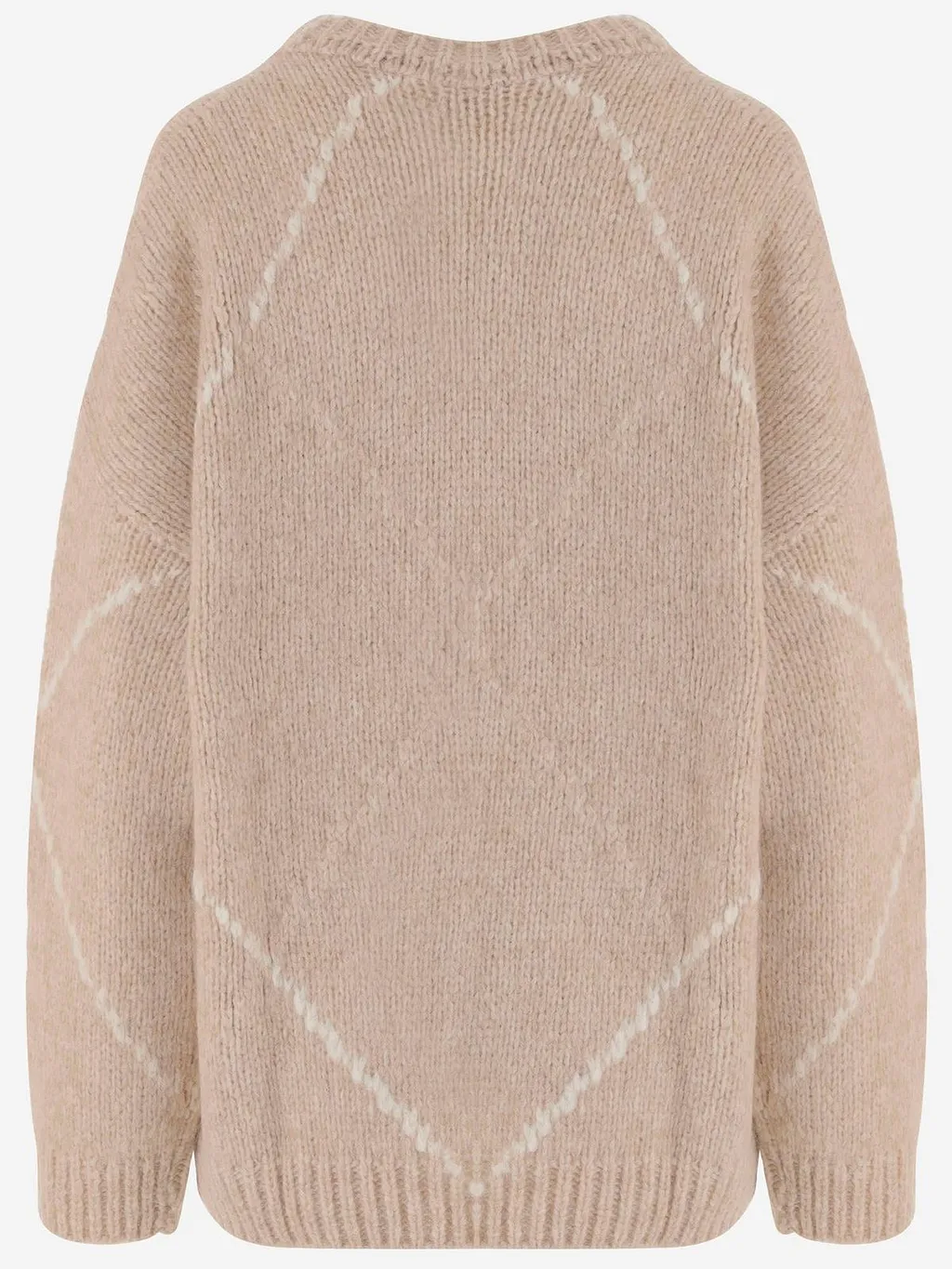 Bruno Manetti Diamond Knit Crew Neck Sweater