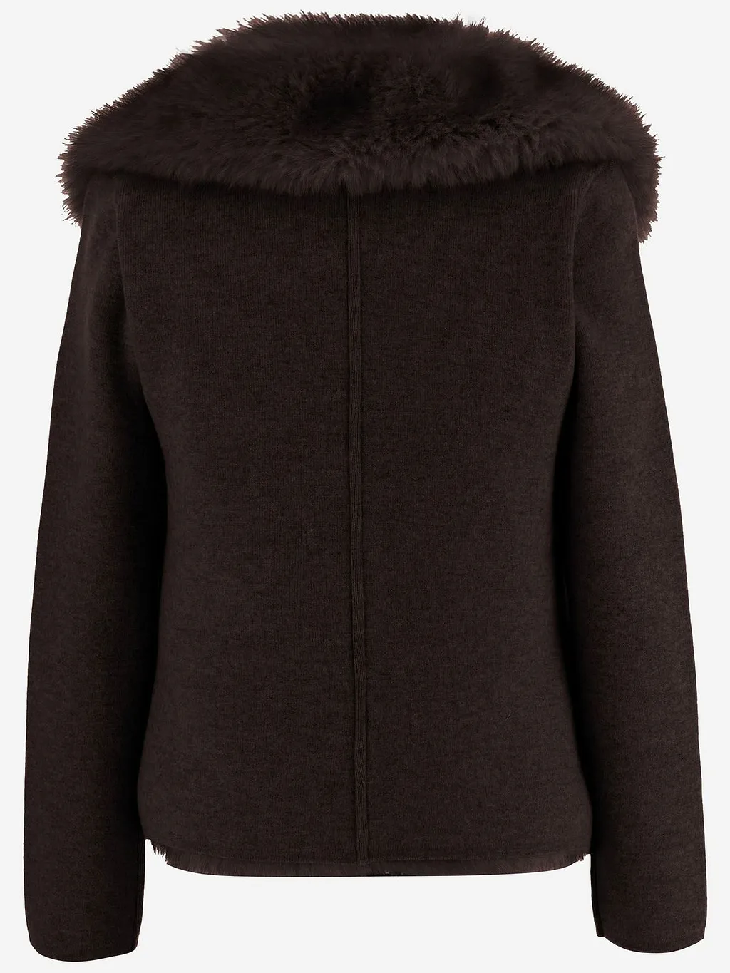 Bruno Manetti Fur Trim Short Coat