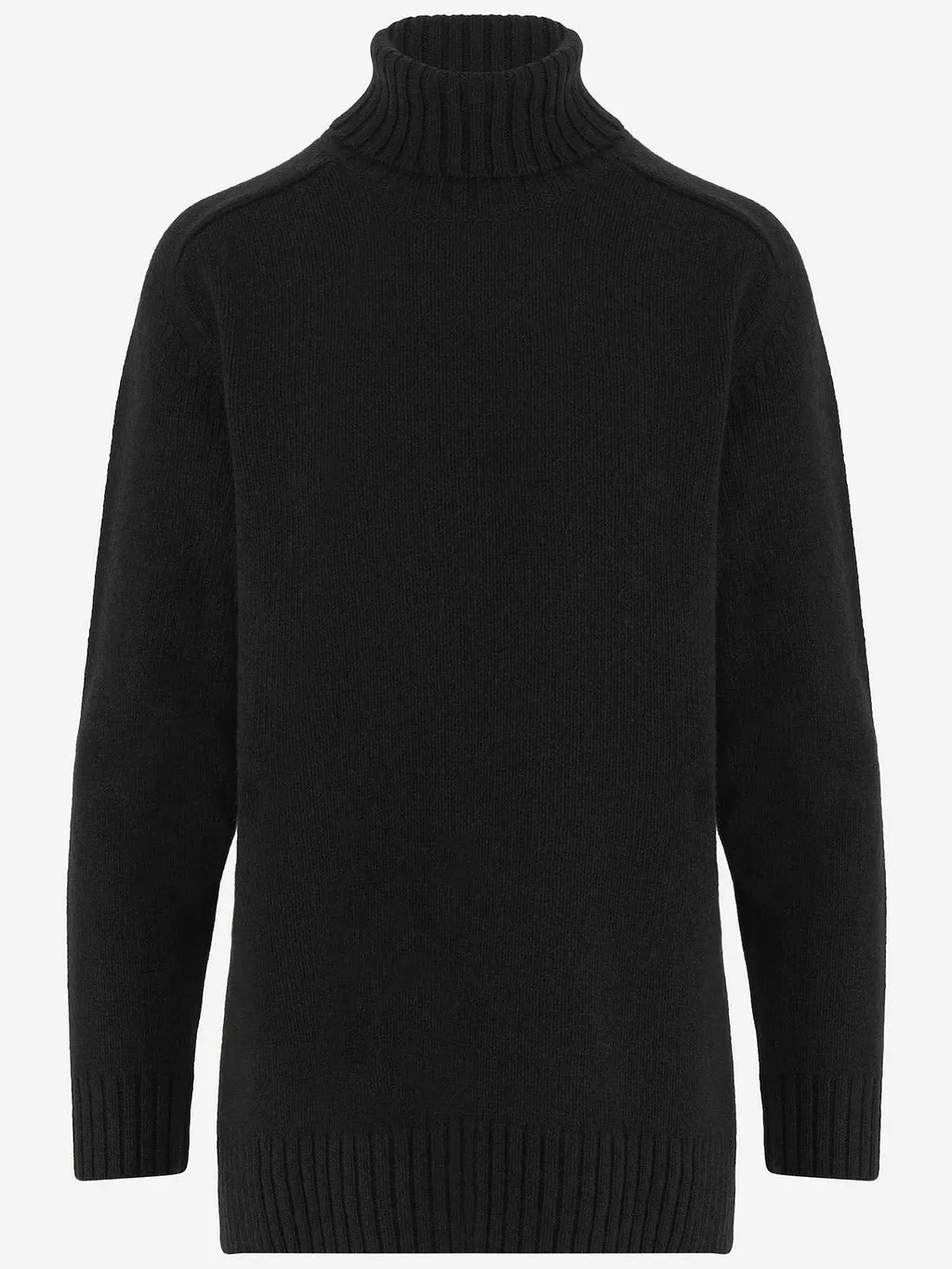 Bruno Manetti Ribbed Turtleneck Knitted Sweater
