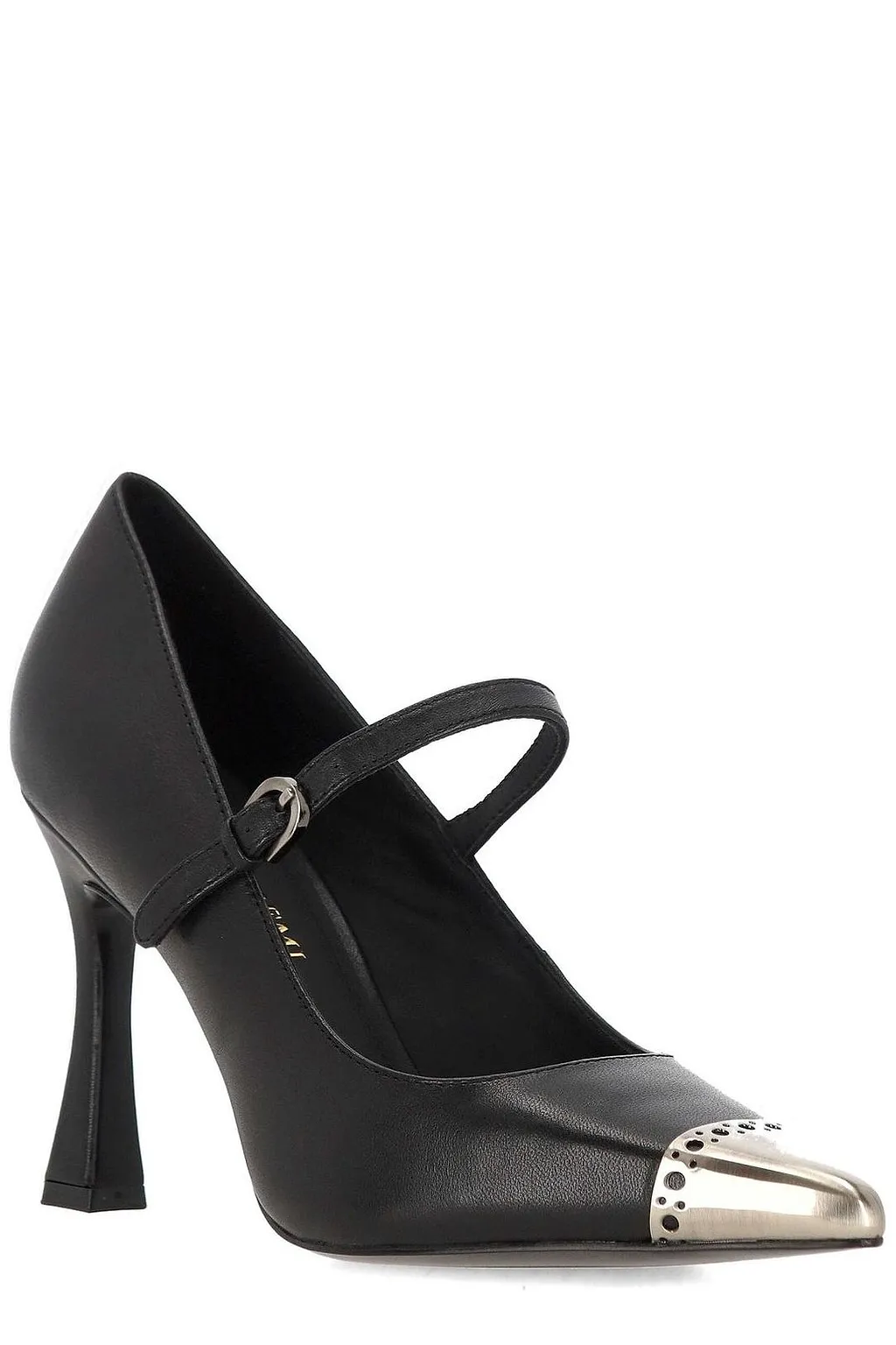 Bruno Premi Studded Cap-Toe Heeled Pumps
