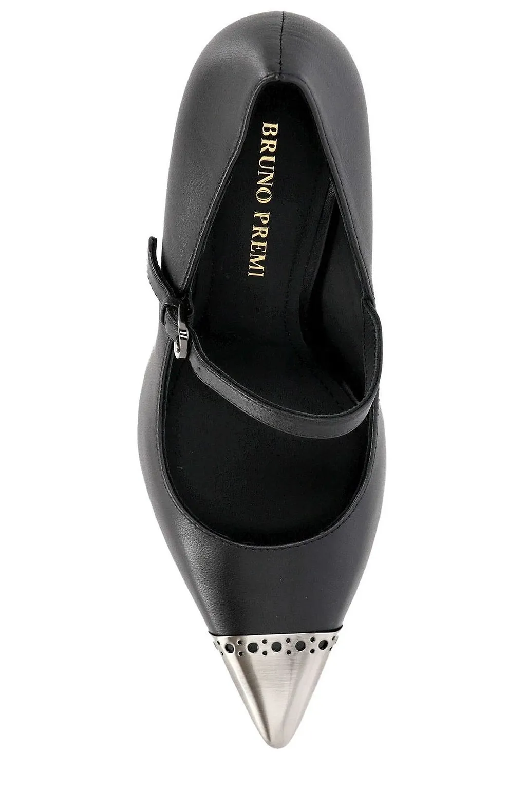 Bruno Premi Studded Cap-Toe Heeled Pumps