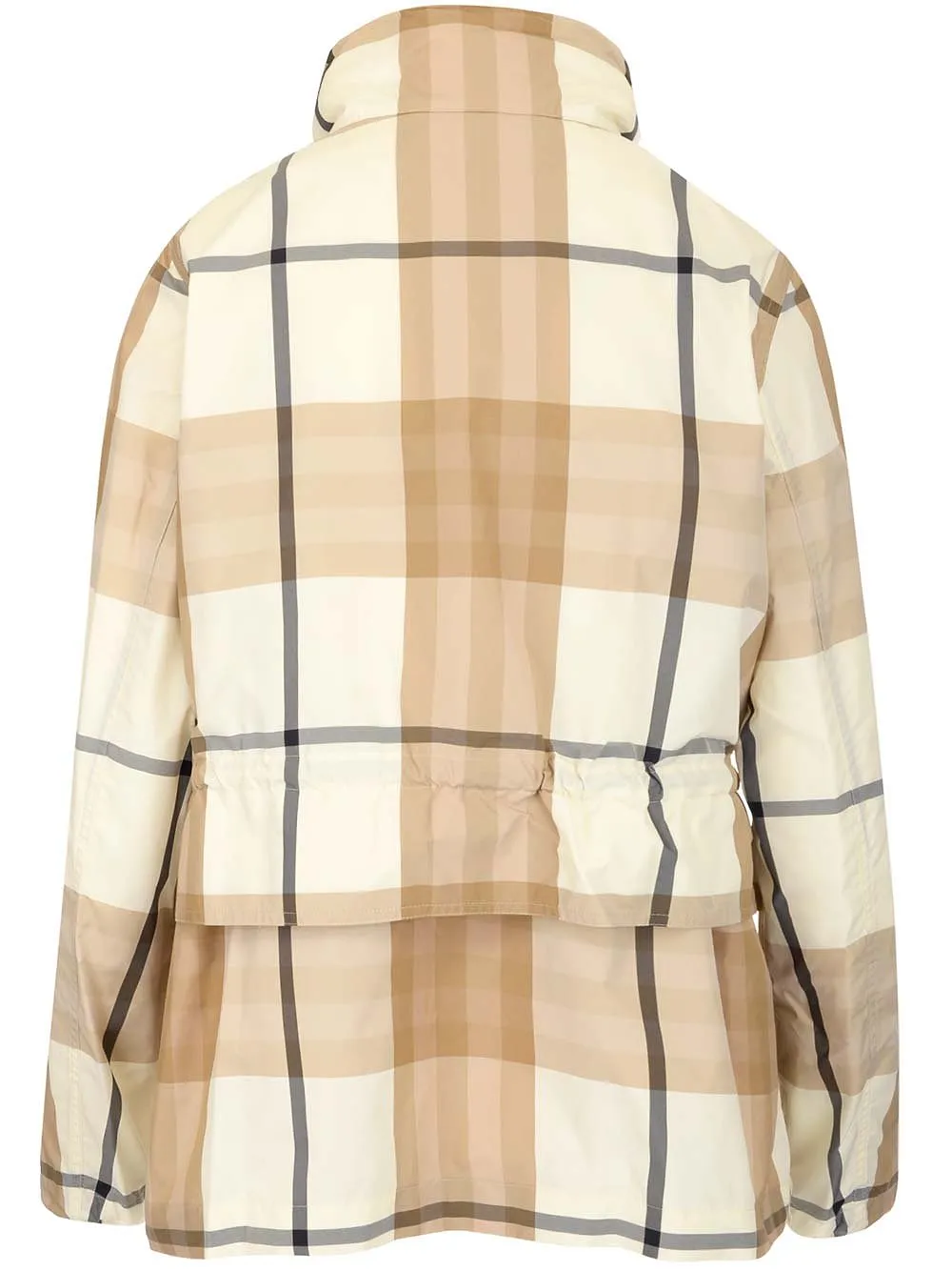 Burberry Checked Drawstring-Waist Jacket