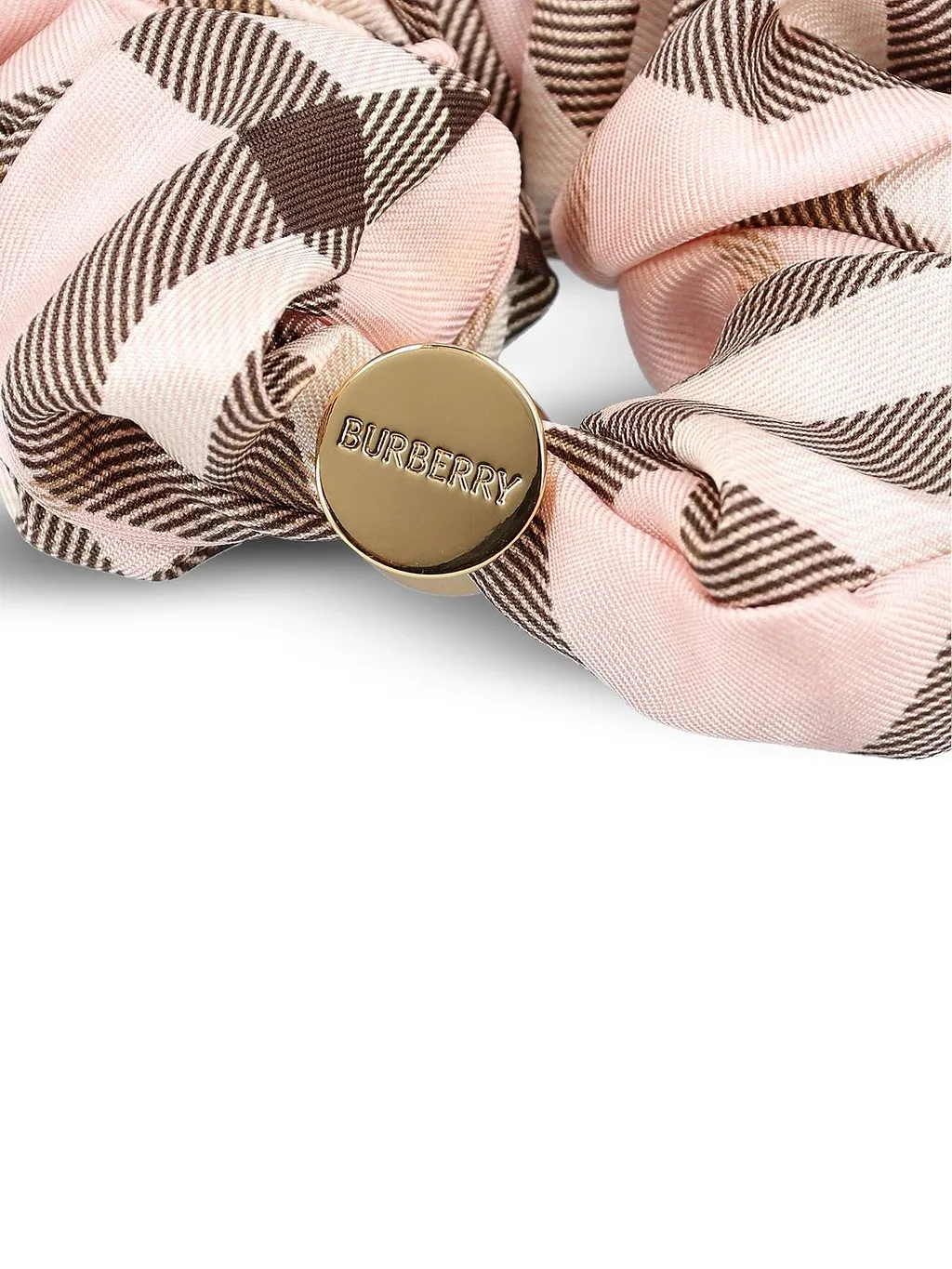Checked Elasticated Scrunchie