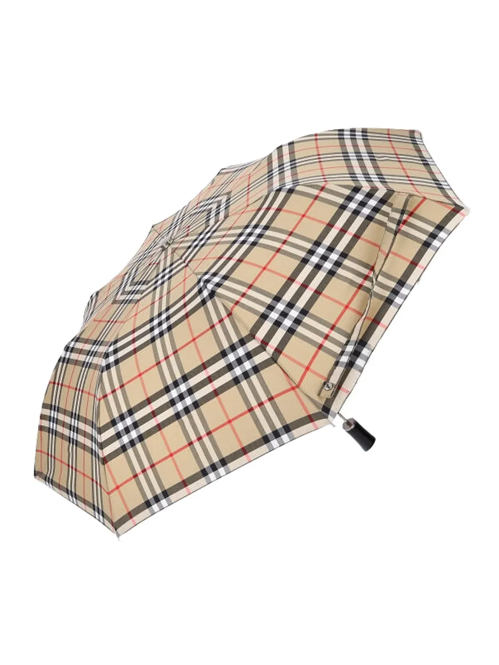 Burberry Checked Folding Umbrella