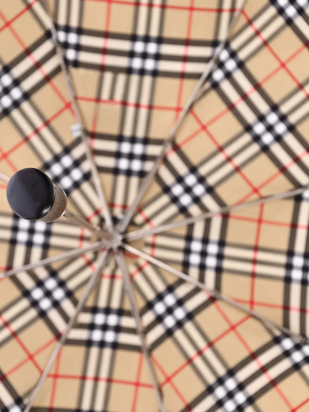 Burberry Checked Folding Umbrella