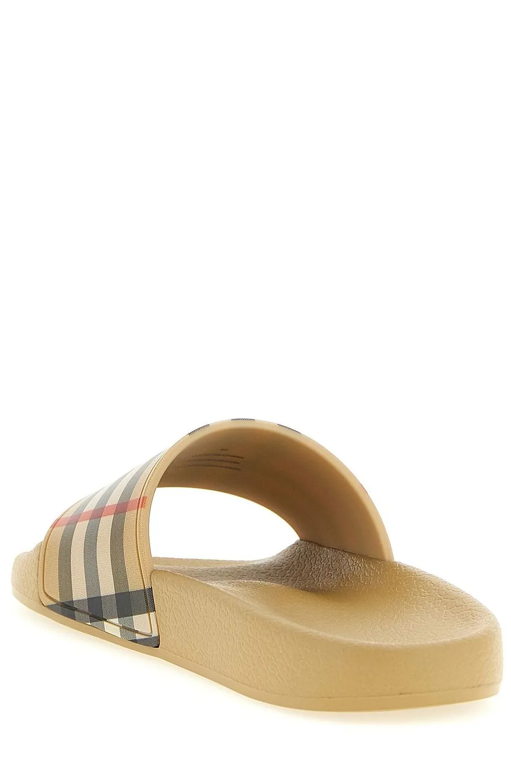 Burberry Kids Checked Slip-On Slides