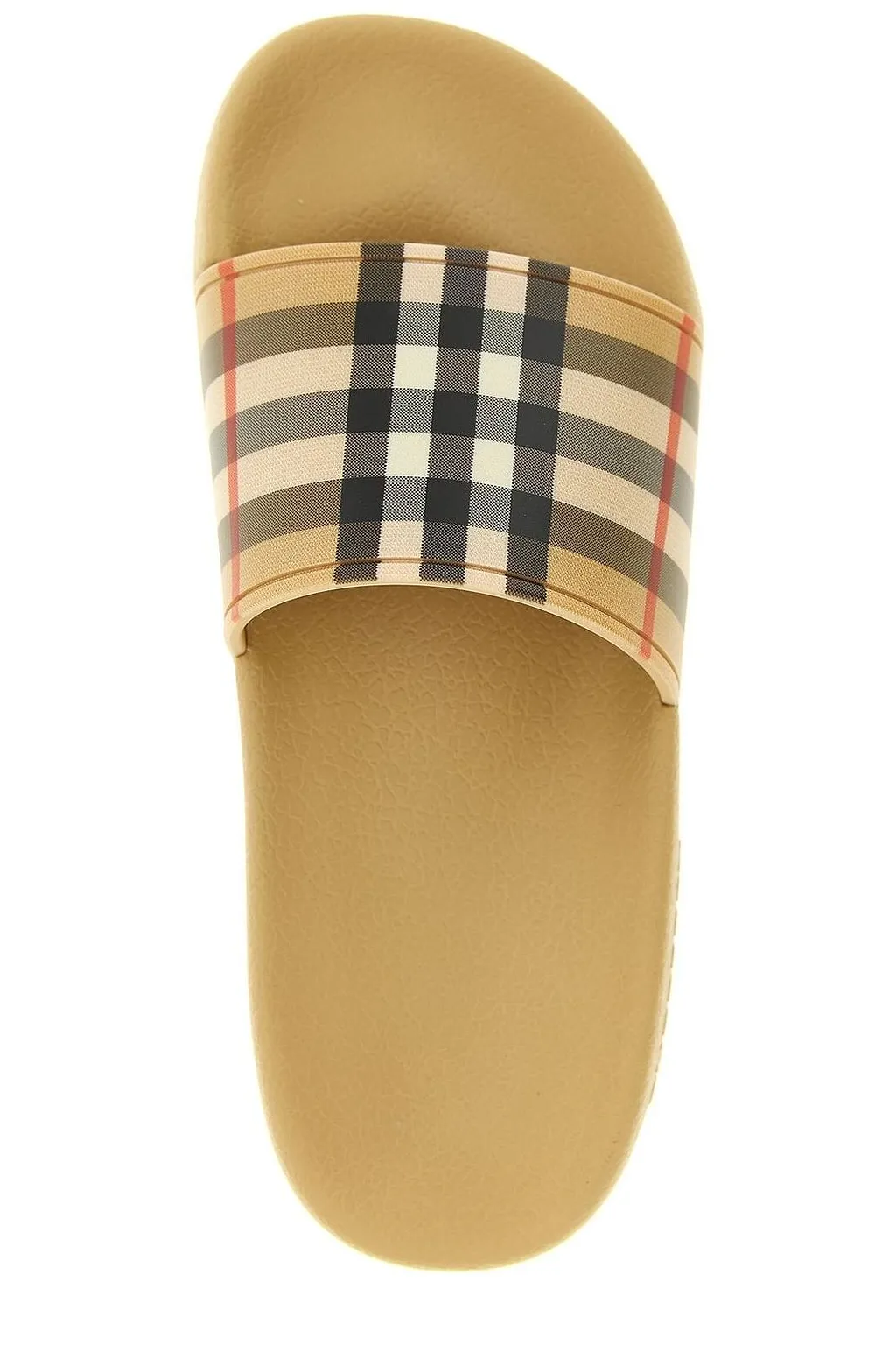 Burberry Kids Checked Slip-On Slides