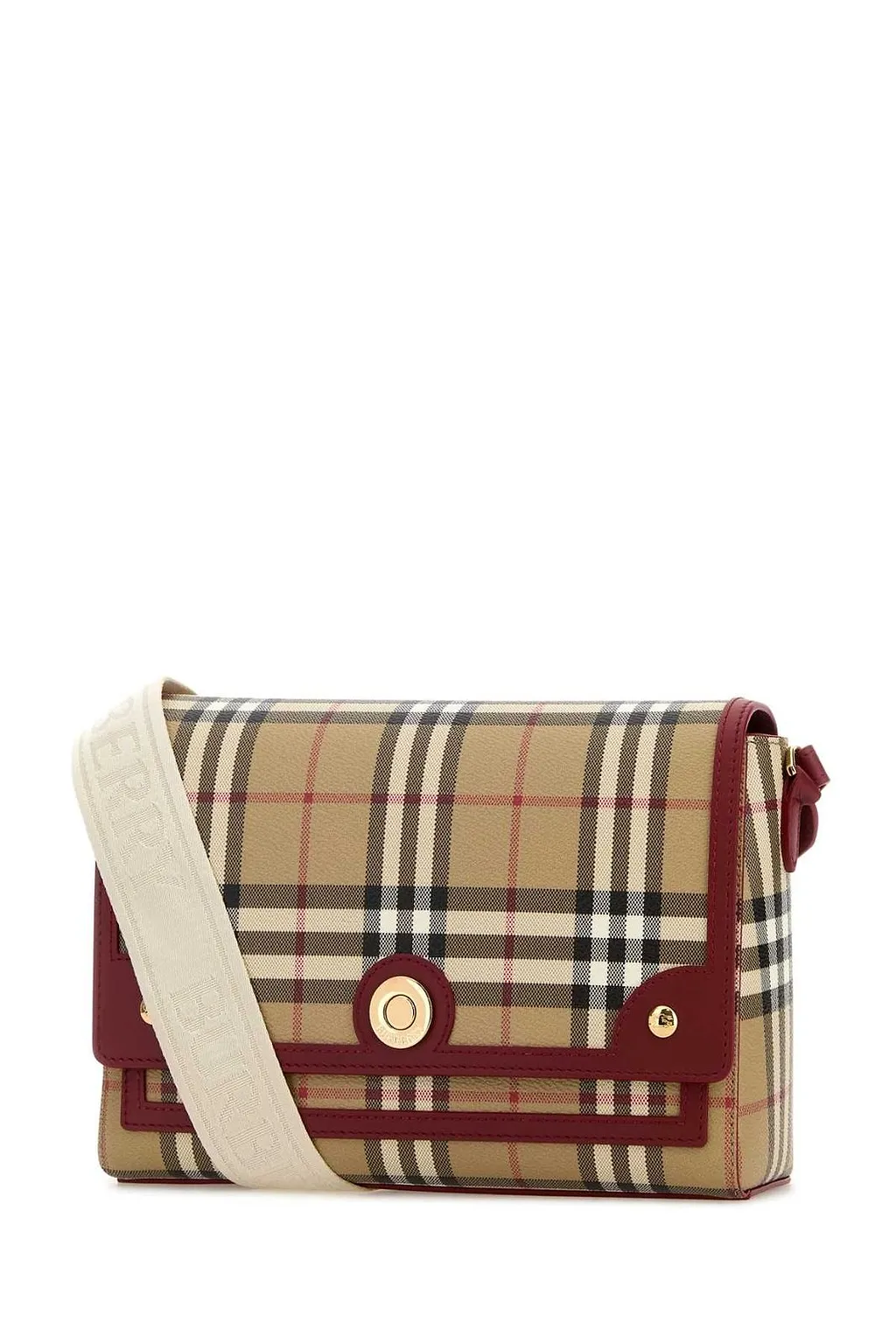 Checked Note Crossbody Bag