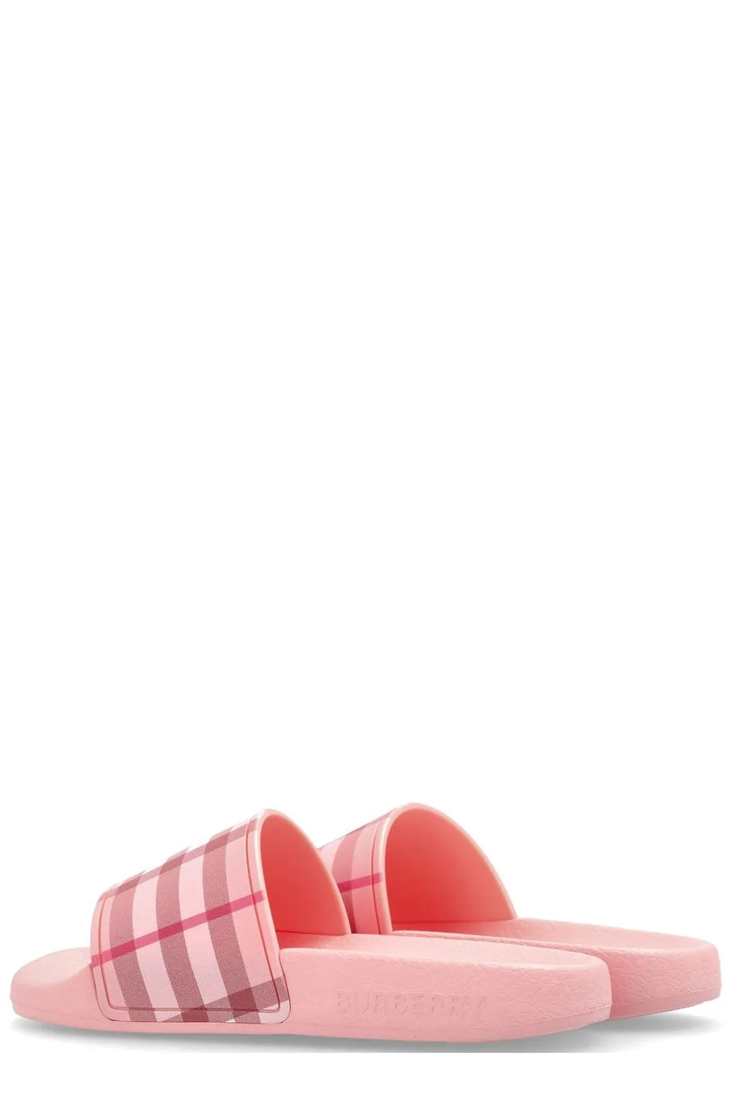 Burberry Kids Checked Slides