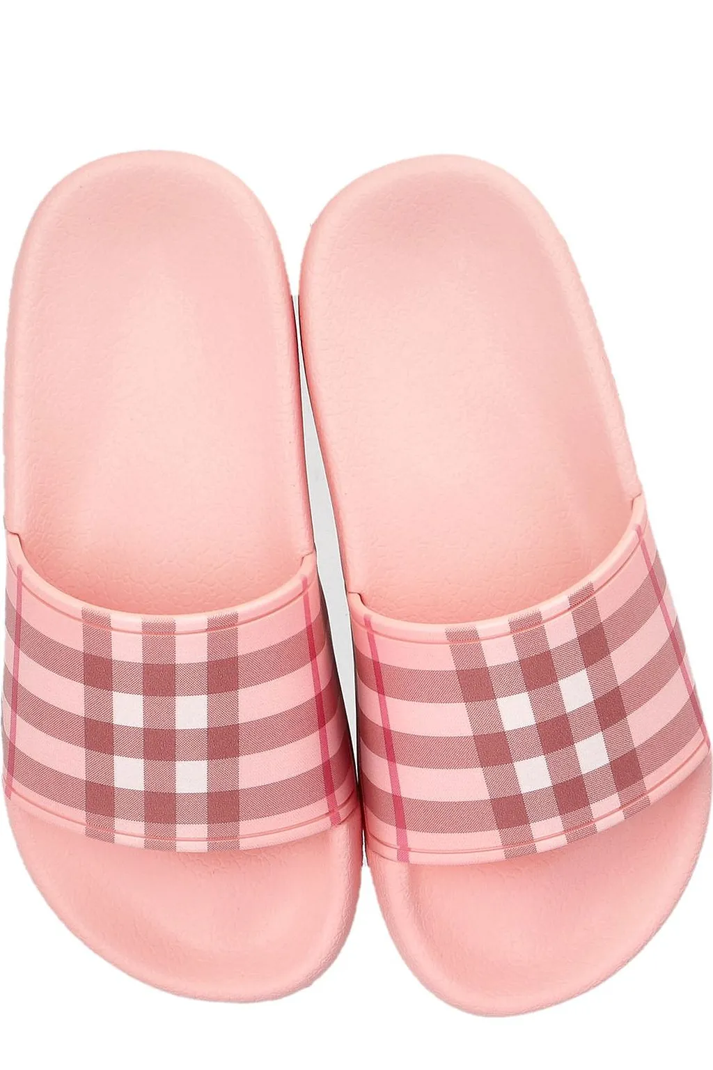Burberry Kids Checked Slides