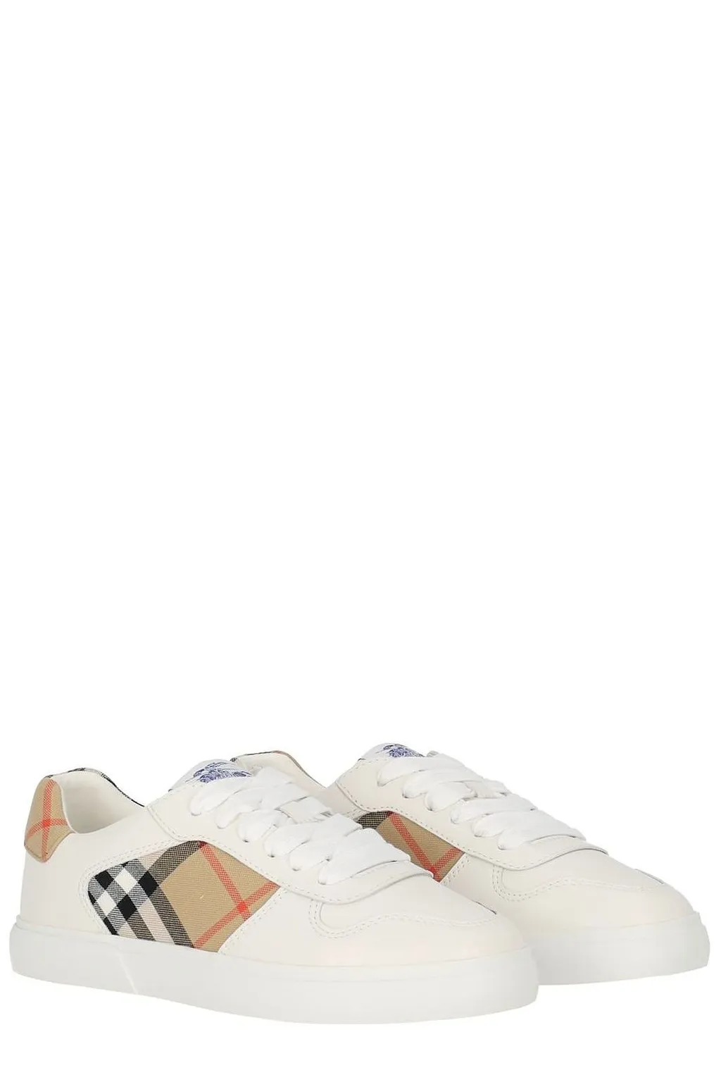 Burberry Kids Lace-Up Sneakers