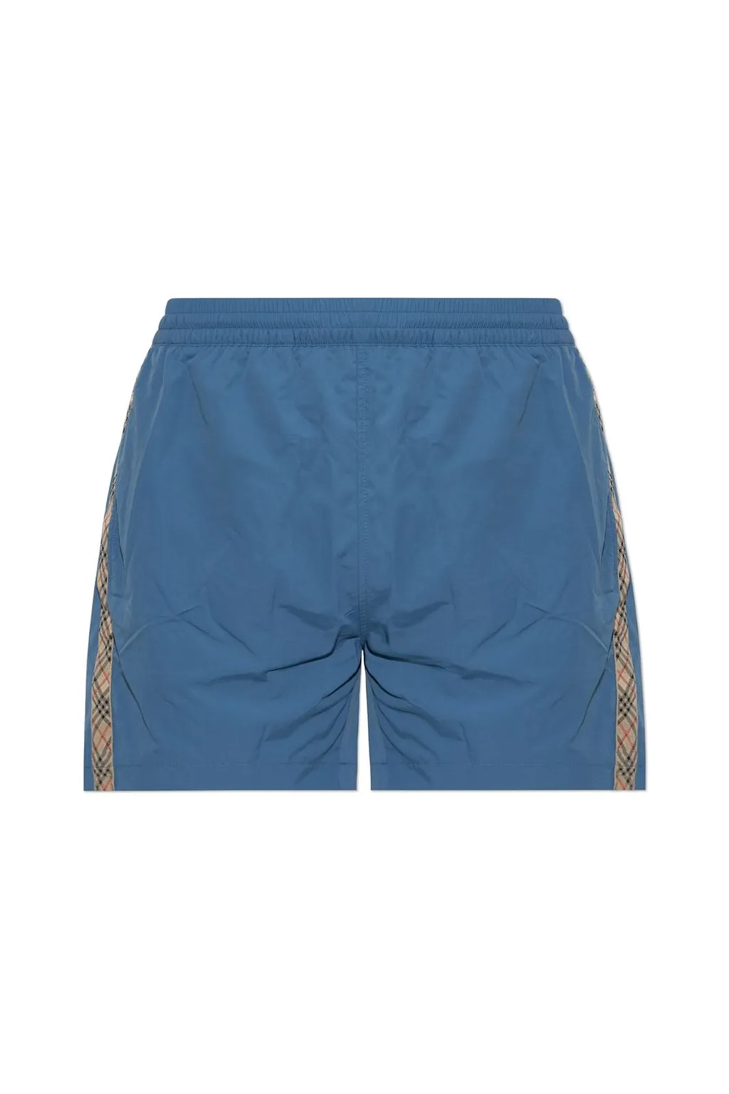 Burberry Checked Trim Swim Shorts
