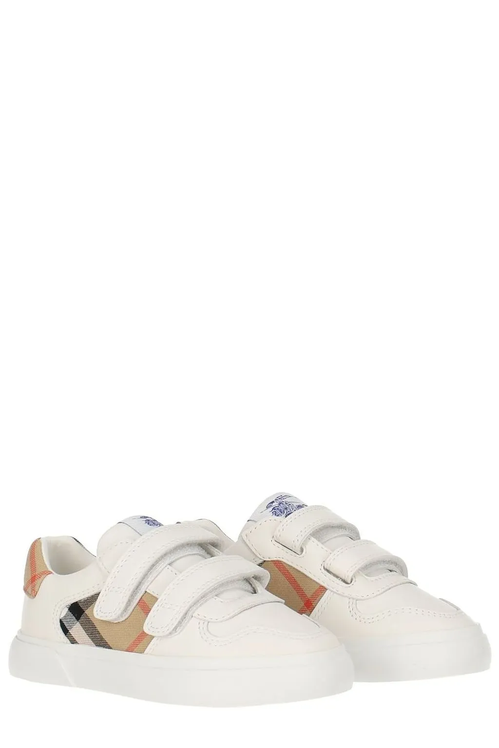 Burberry Kids Round-Toe Sneakers