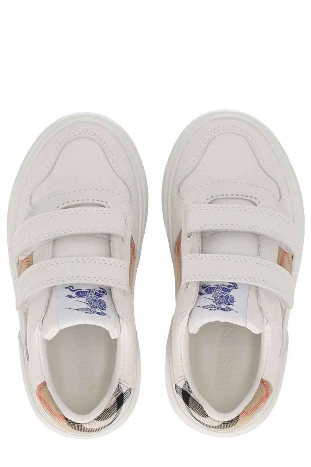 Burberry Kids Round-Toe Sneakers