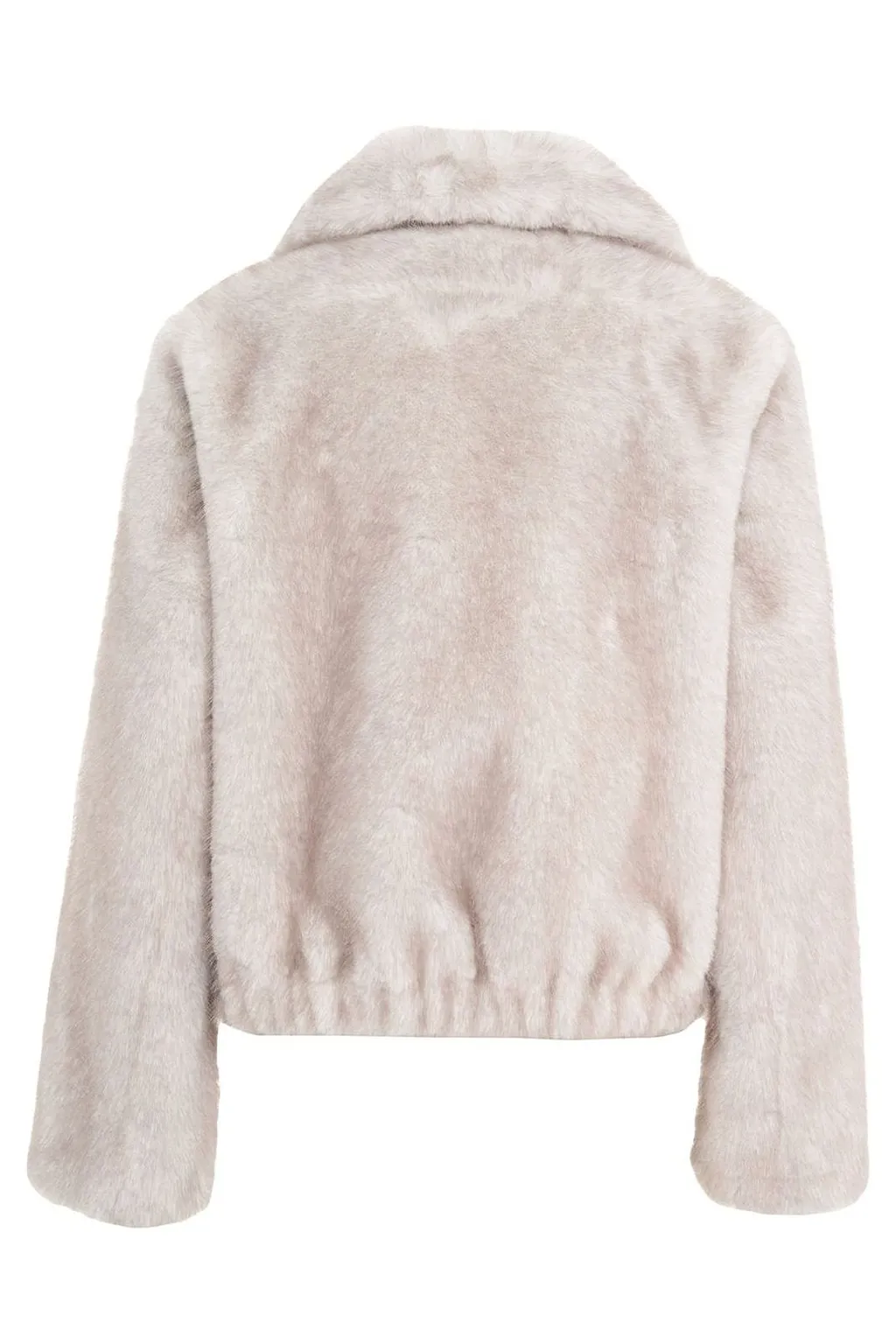 Faux-Fur Zipped Coat