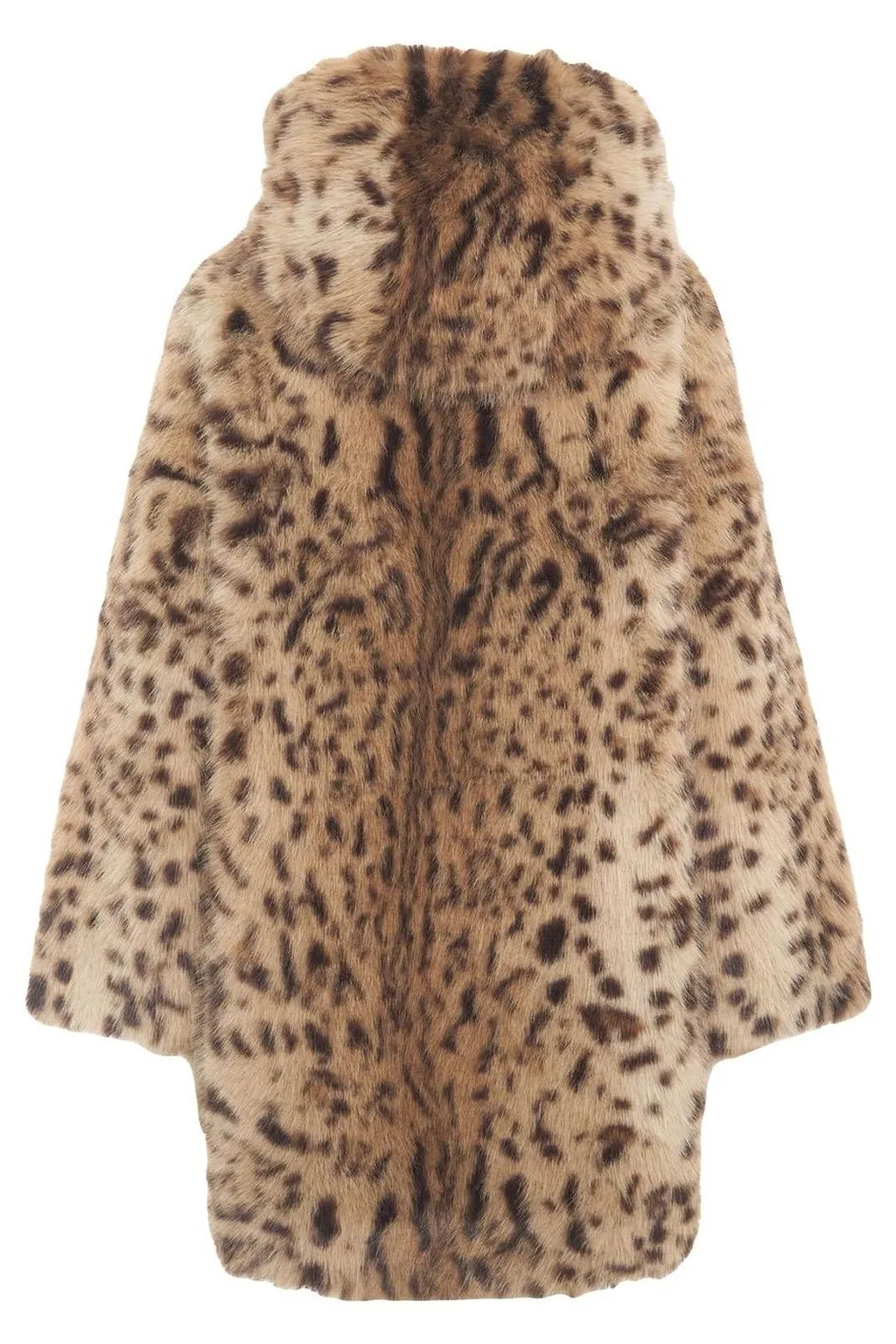 Animal Printed Hooded Coat