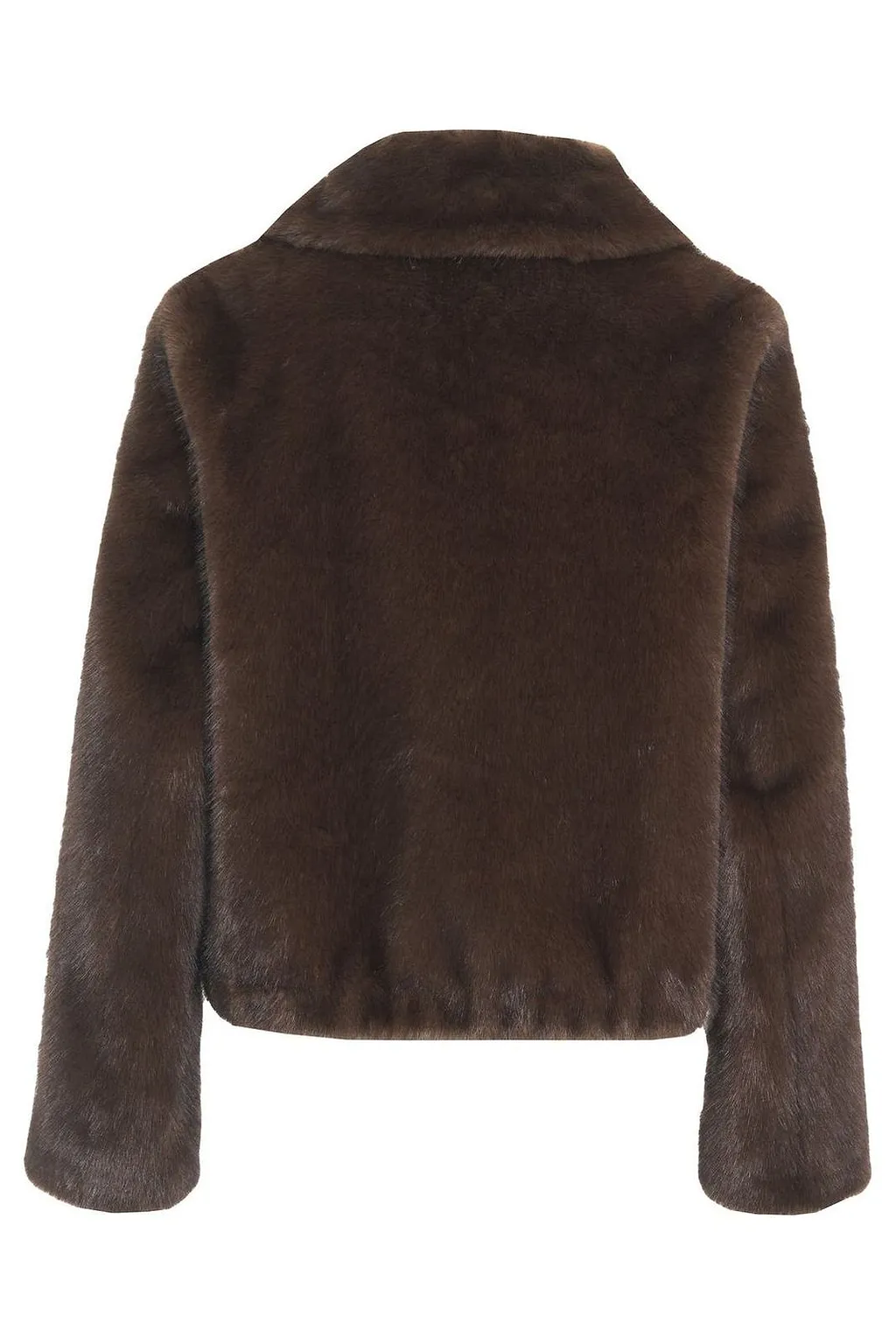 Faux-Fur Zipped Coat