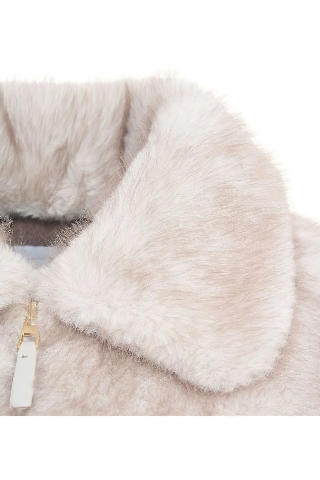 Faux-Fur Zipped Coat