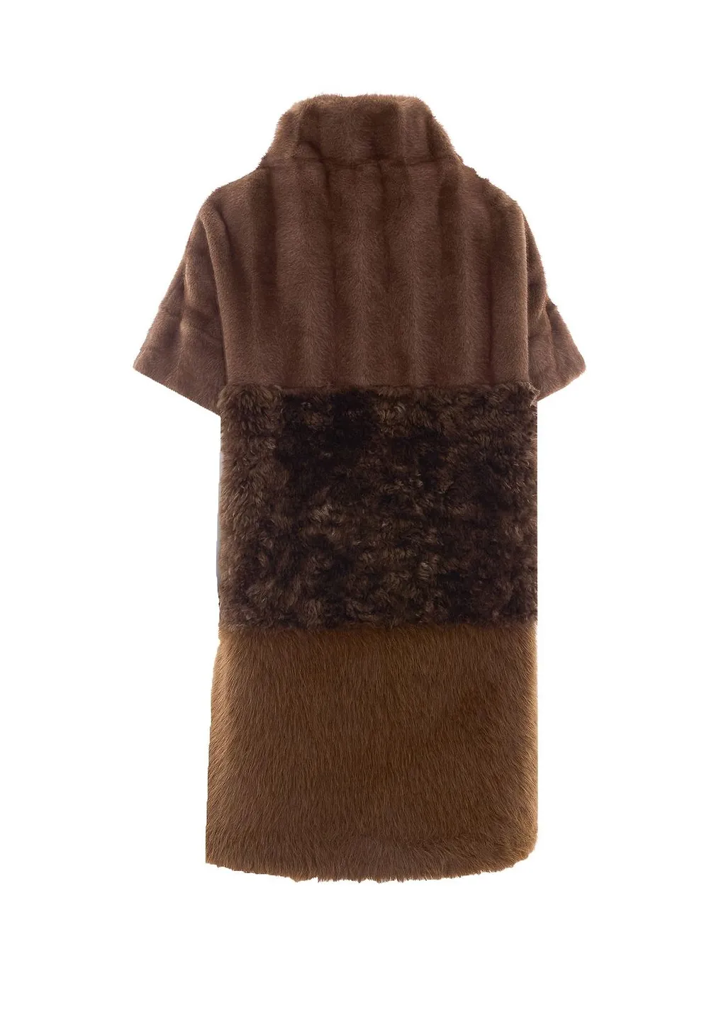 Bully Short-Sleeve Faux Fur Coat