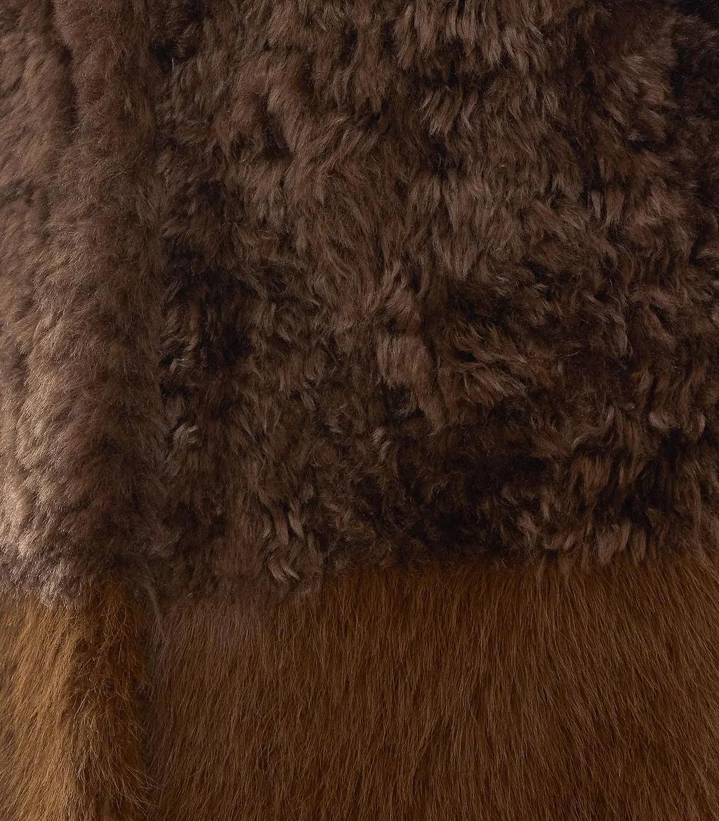 Bully Short-Sleeve Faux Fur Coat