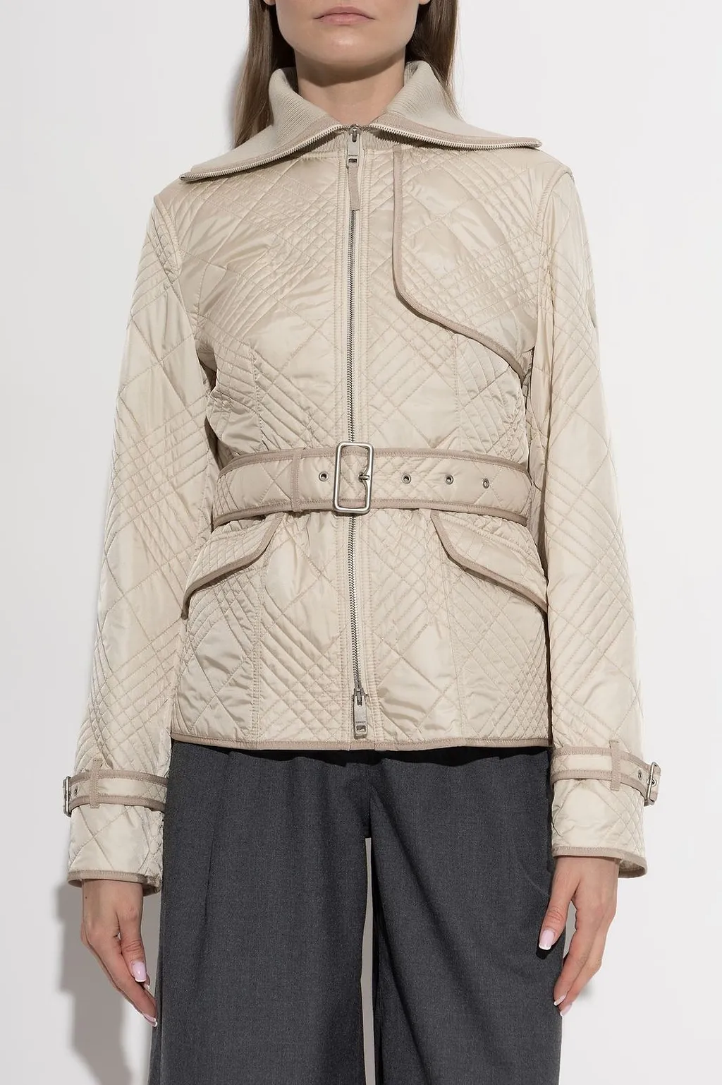 Burberry Abbeydale Belted Quilted Jacket