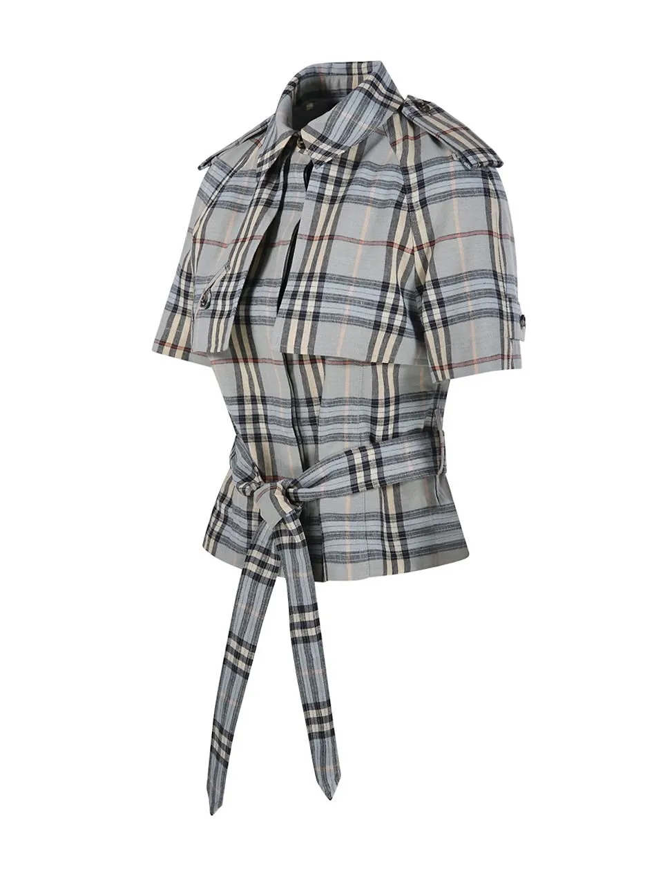 Burberry Liv Belted Check Shirt