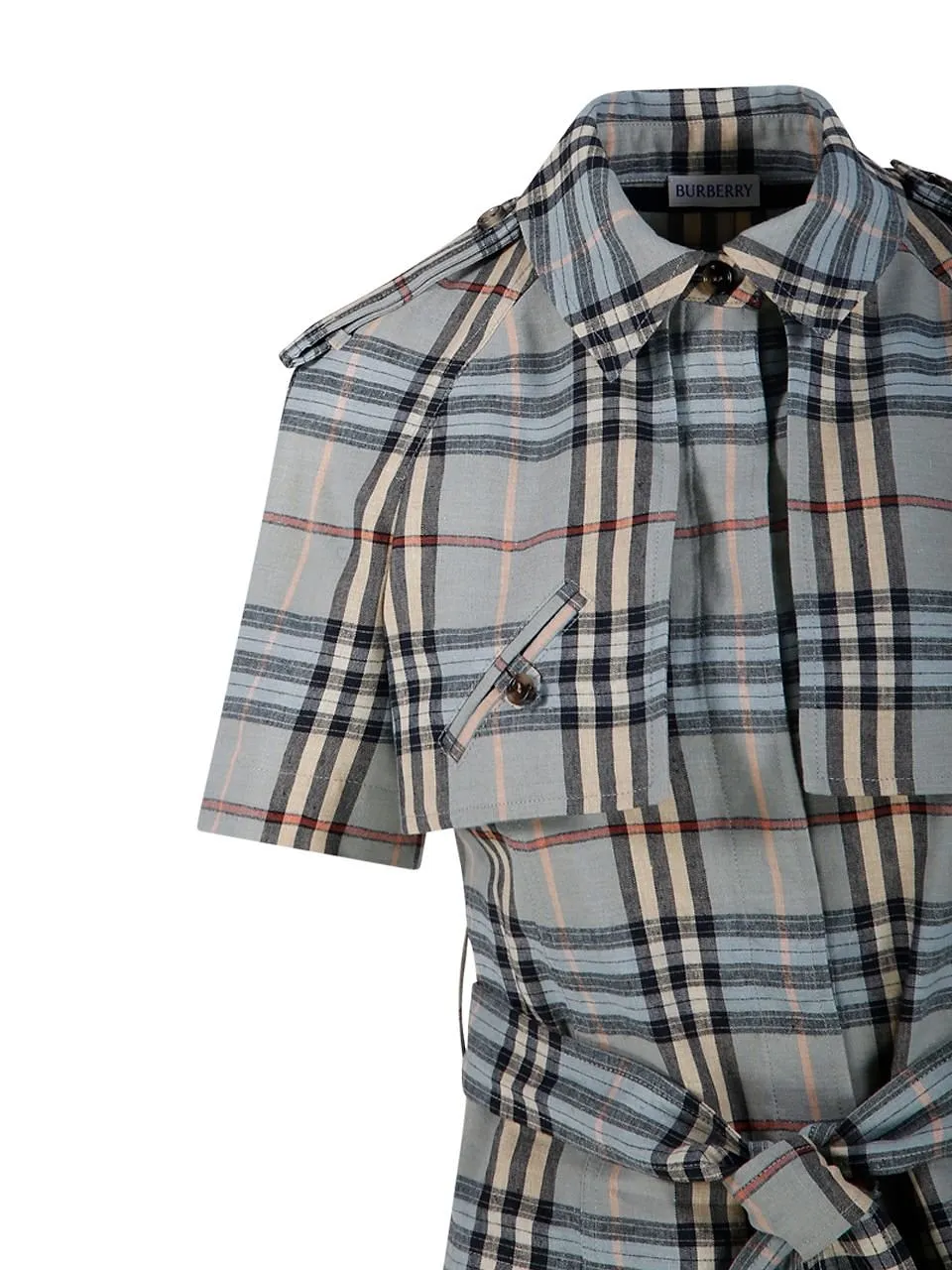 Burberry Liv Belted Check Shirt
