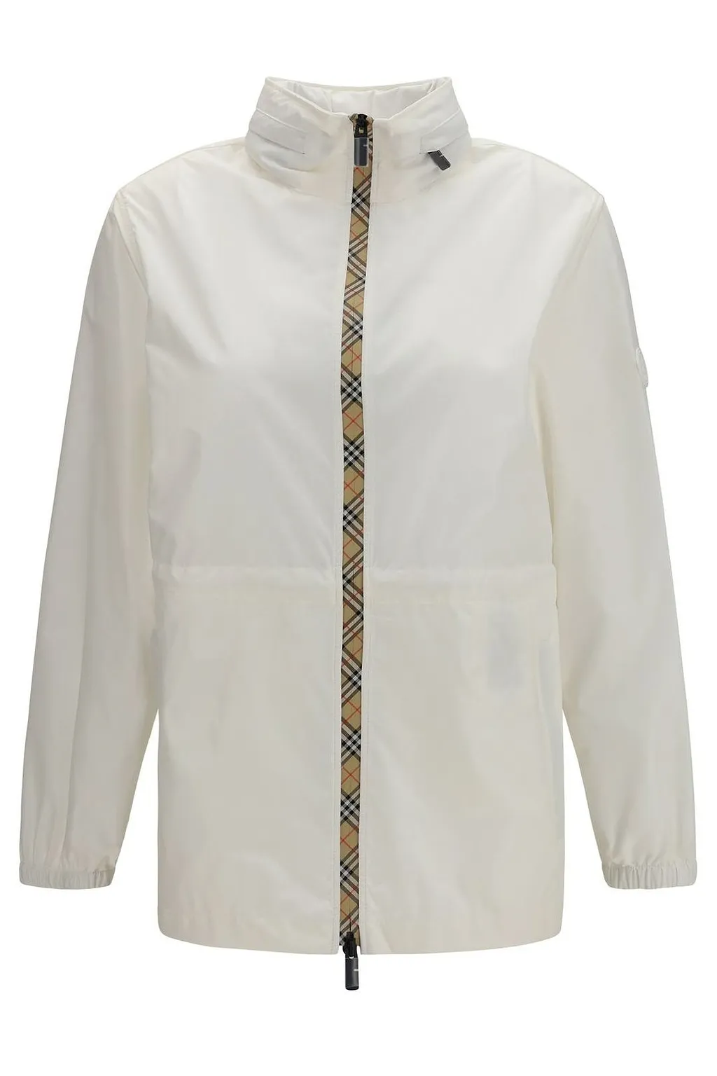 Burberry Check-Trim Zipped Jacket