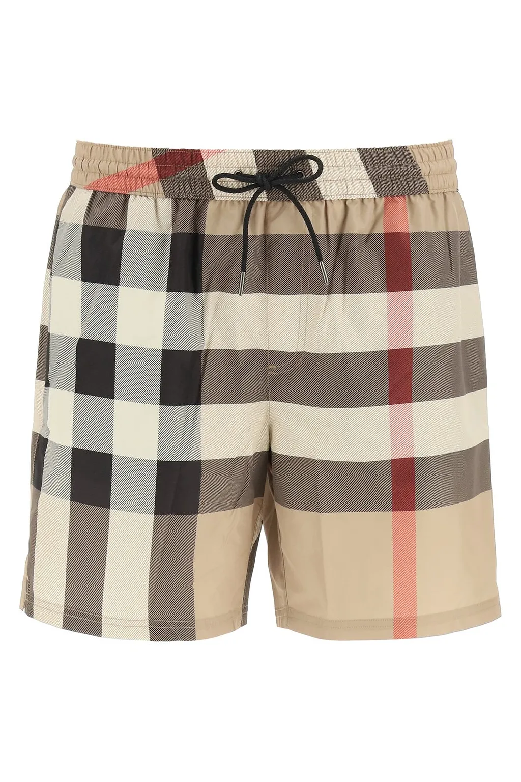 Burberry Checked Drawcord Swim Shorts