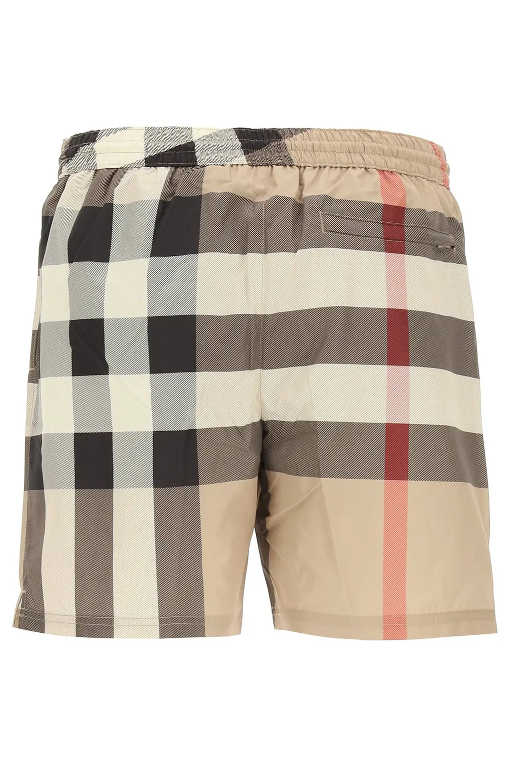 Burberry Checked Drawcord Swim Shorts