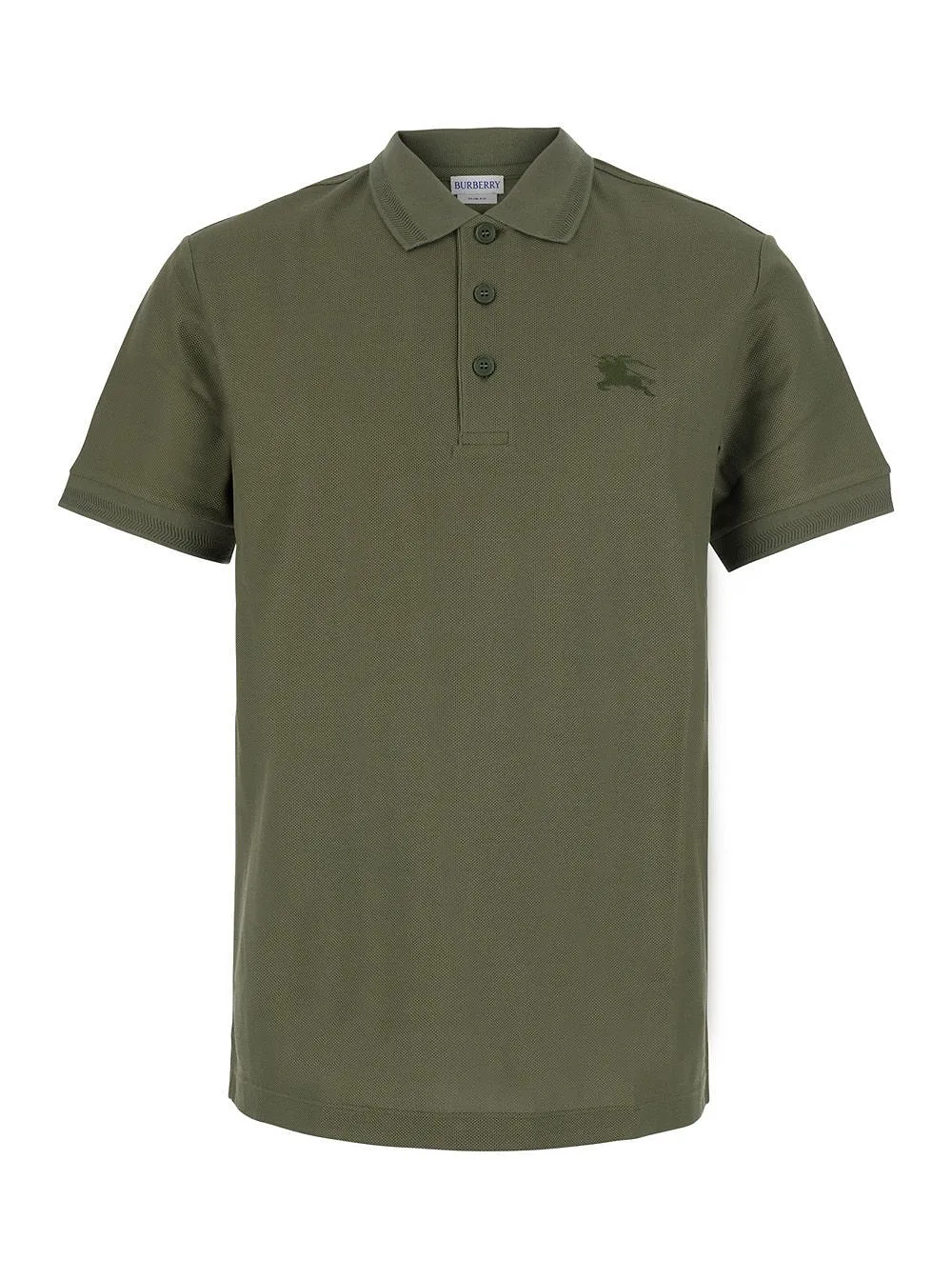 Burberry Embroidered Logo Polo Shirt