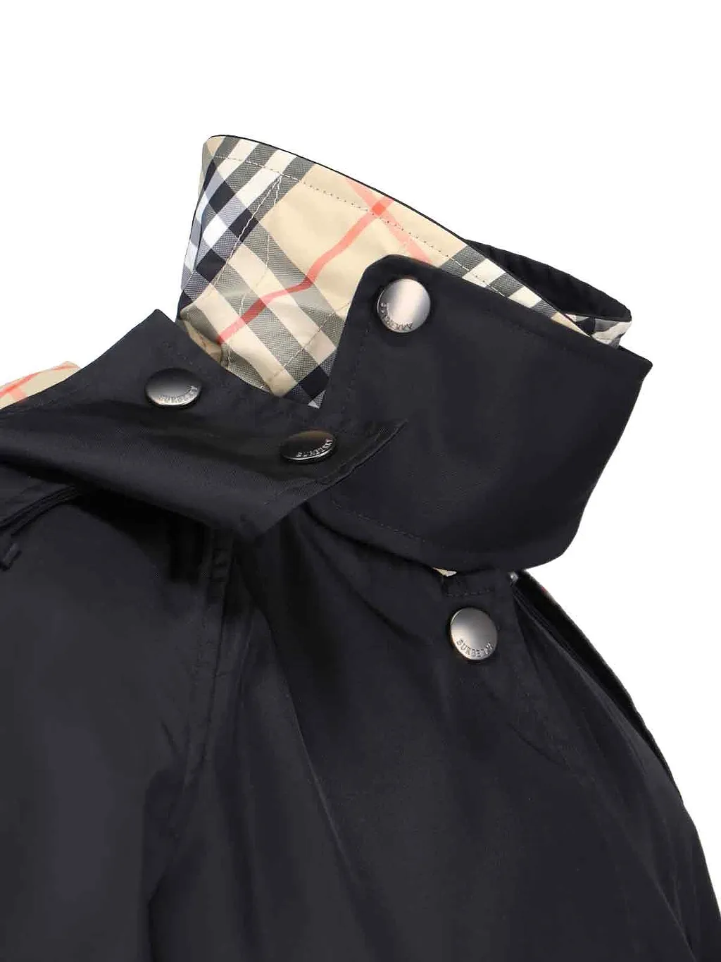 Burberry Long Hooded Car Coat
