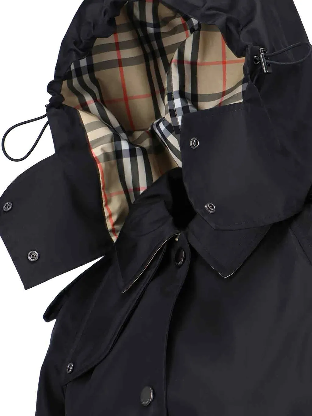 Burberry Long Hooded Car Coat