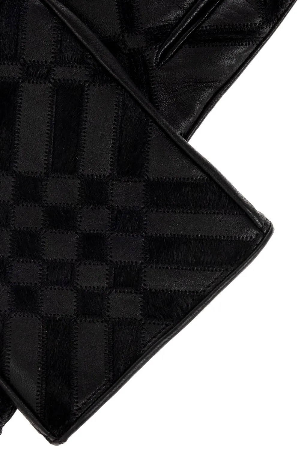 Burberry Check-Panel Gloves