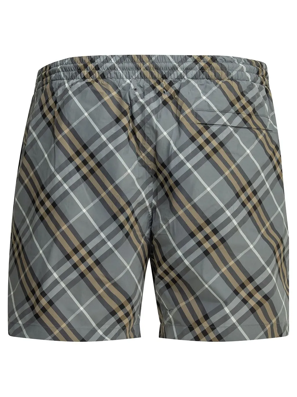 Burberry Checked Drawstring Swim Shorts
