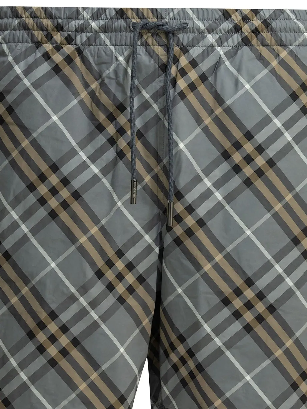 Burberry Checked Drawstring Swim Shorts