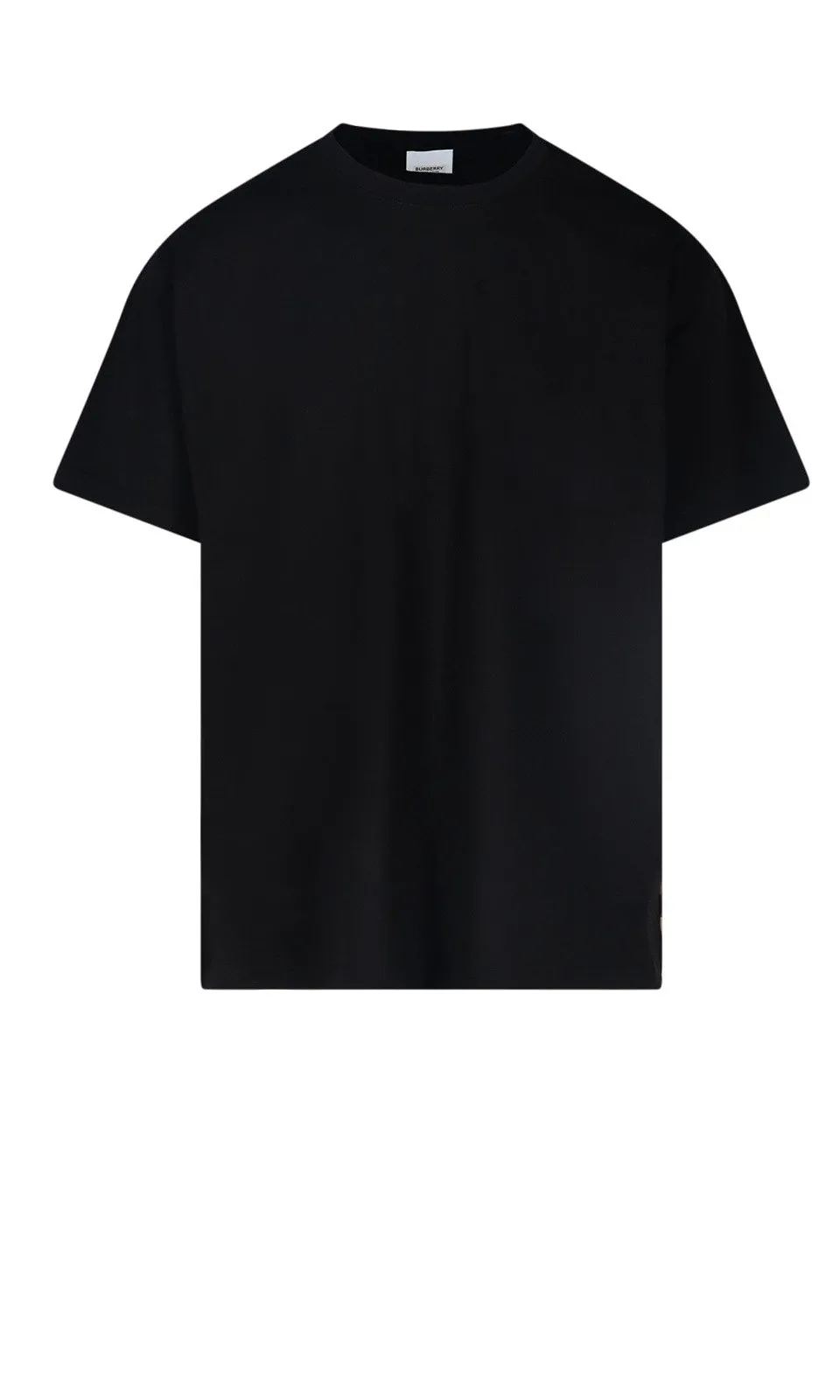 Burberry Check-Panelled Crewneck T-Shirt