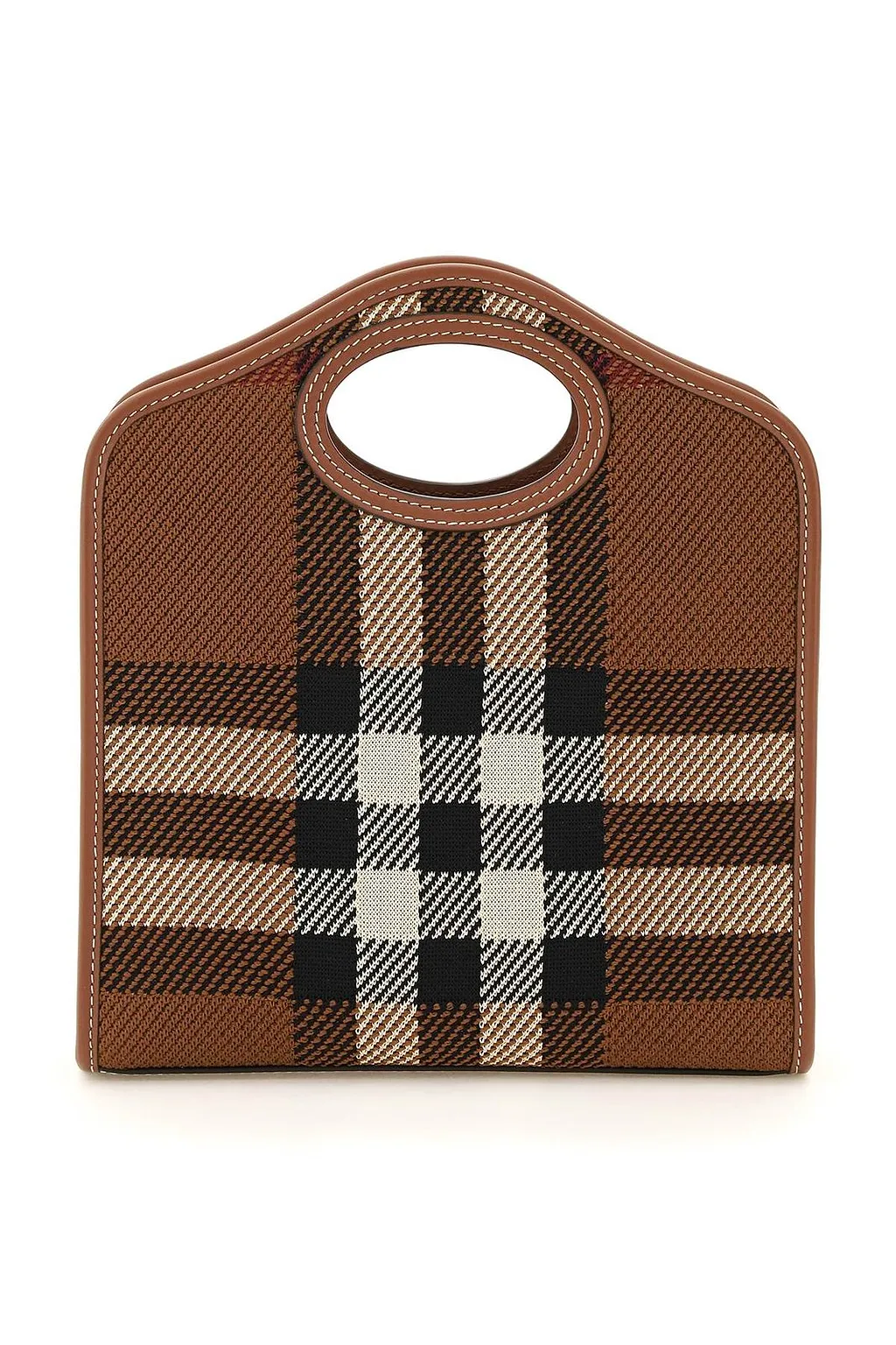 Burberry Check Patterned Shoulder Bag