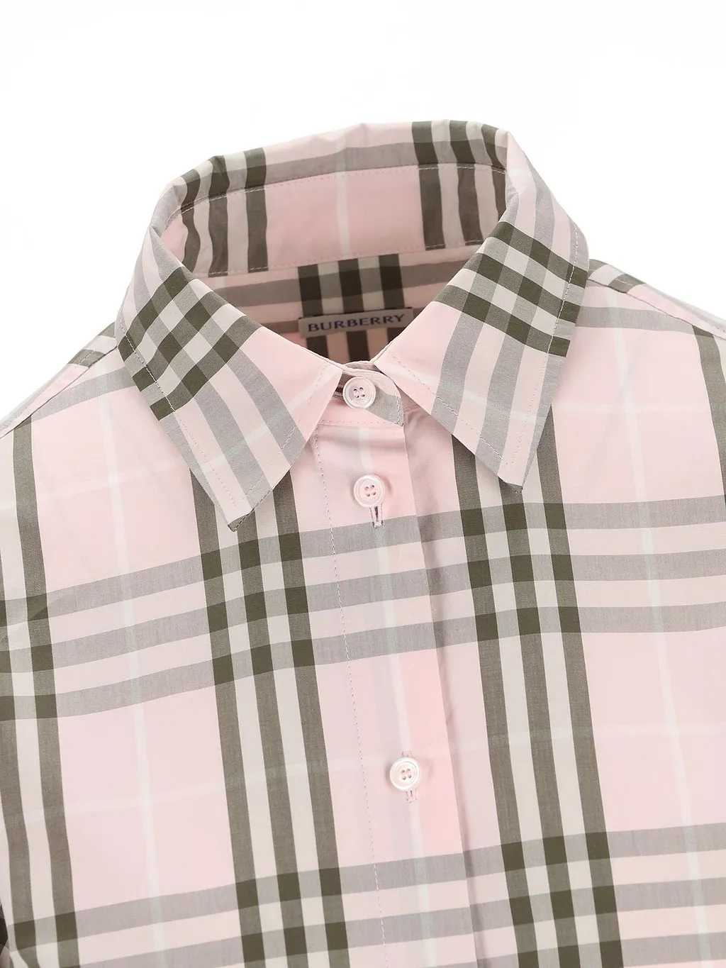 Burberry Long Sleeved Checked Shirt