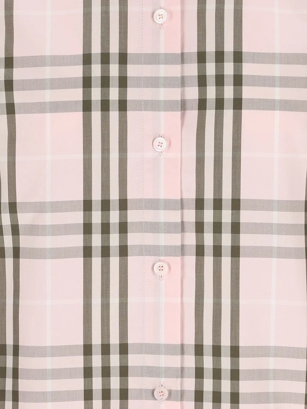 Burberry Long Sleeved Checked Shirt