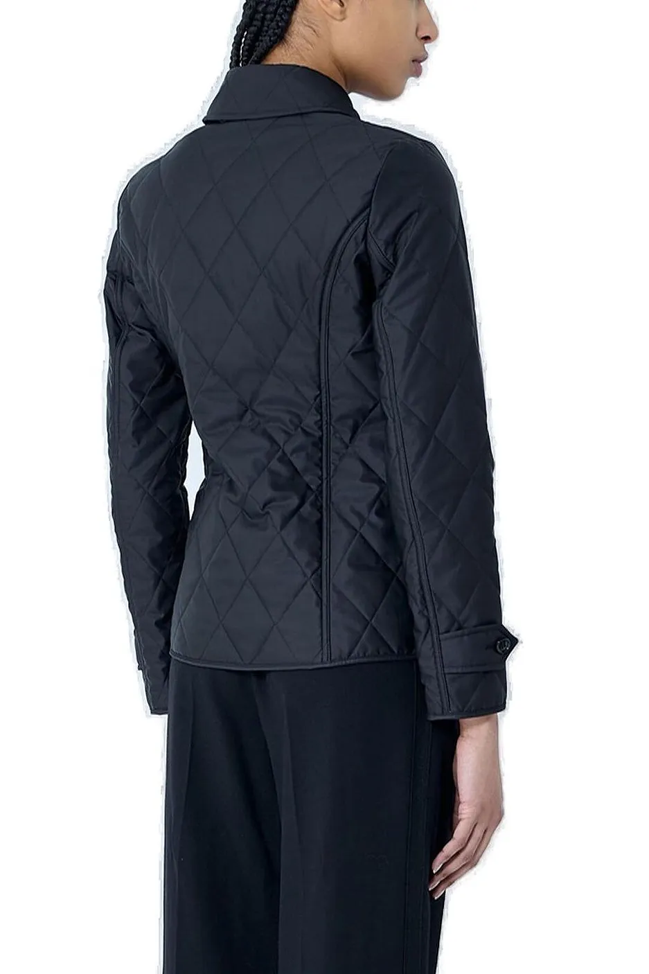 Burberry Long Sleeved Quilted Buttoned Jacket