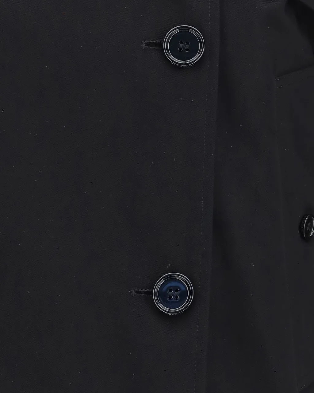Burberry Cropped Gabardine Mayfair Trench Jacket