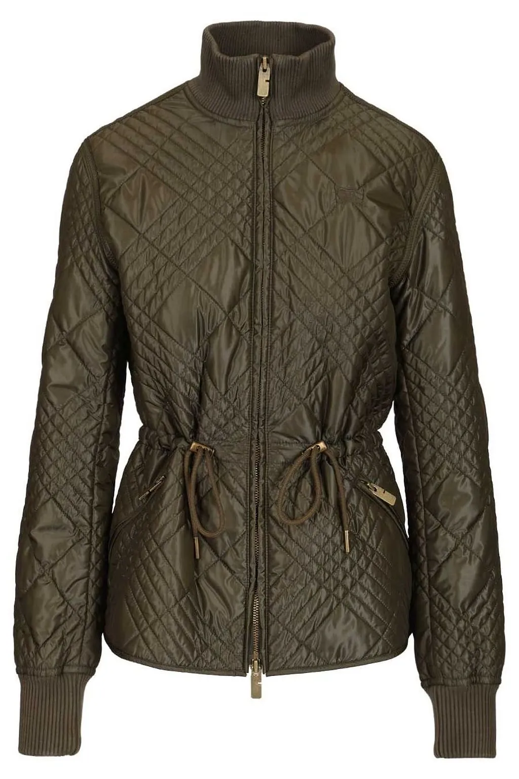Burberry Micro Check-Stitch Wakerley Jacket