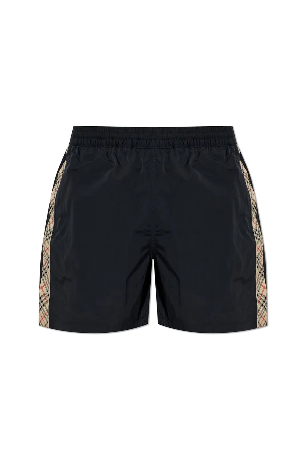 Burberry Check-Trim Elasticated Waist Shorts