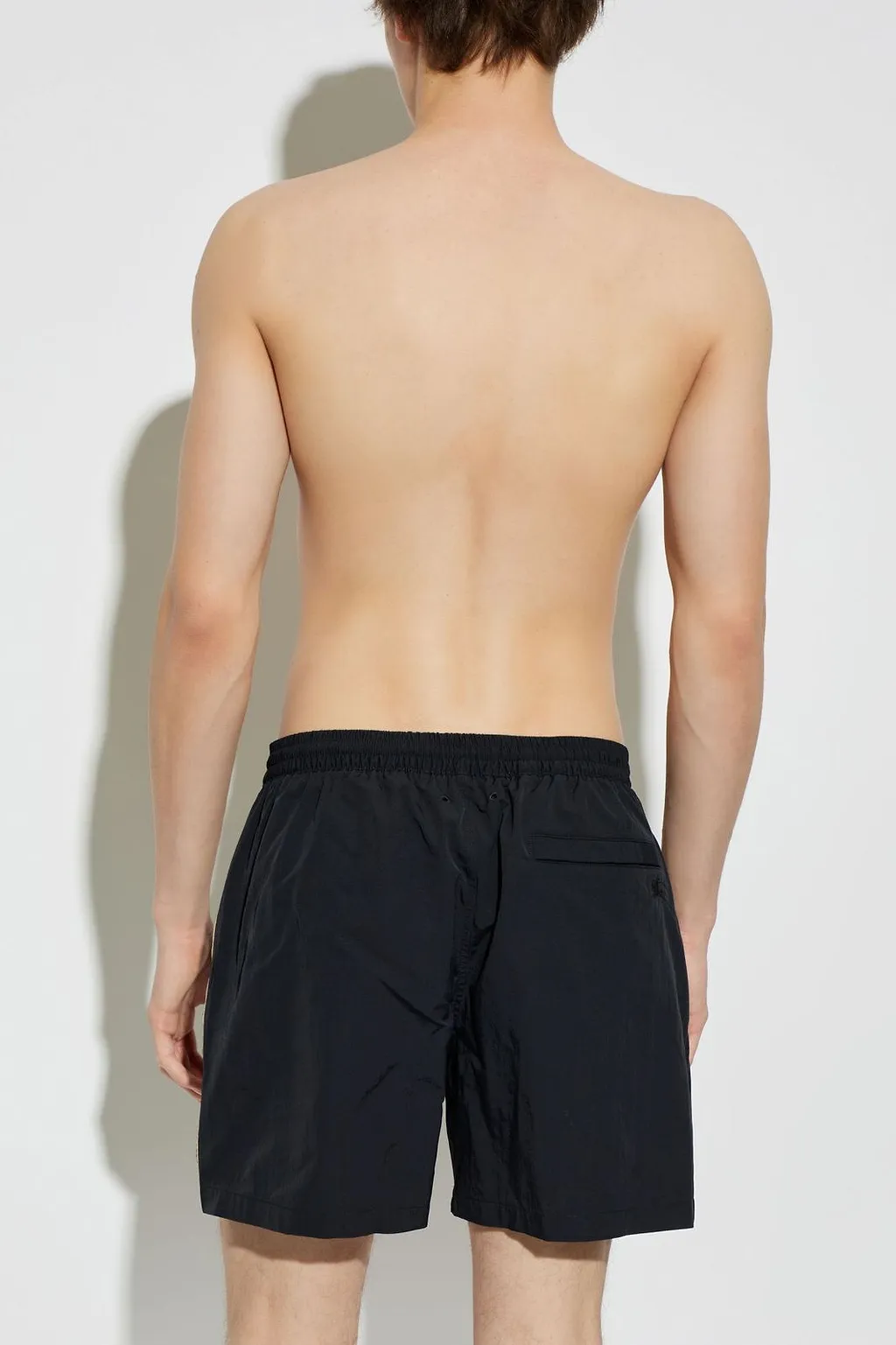 Burberry Check-Trim Elasticated Waist Shorts