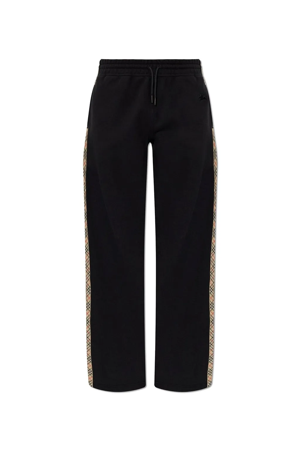 Burberry Check Trim Drawstring Track Pants