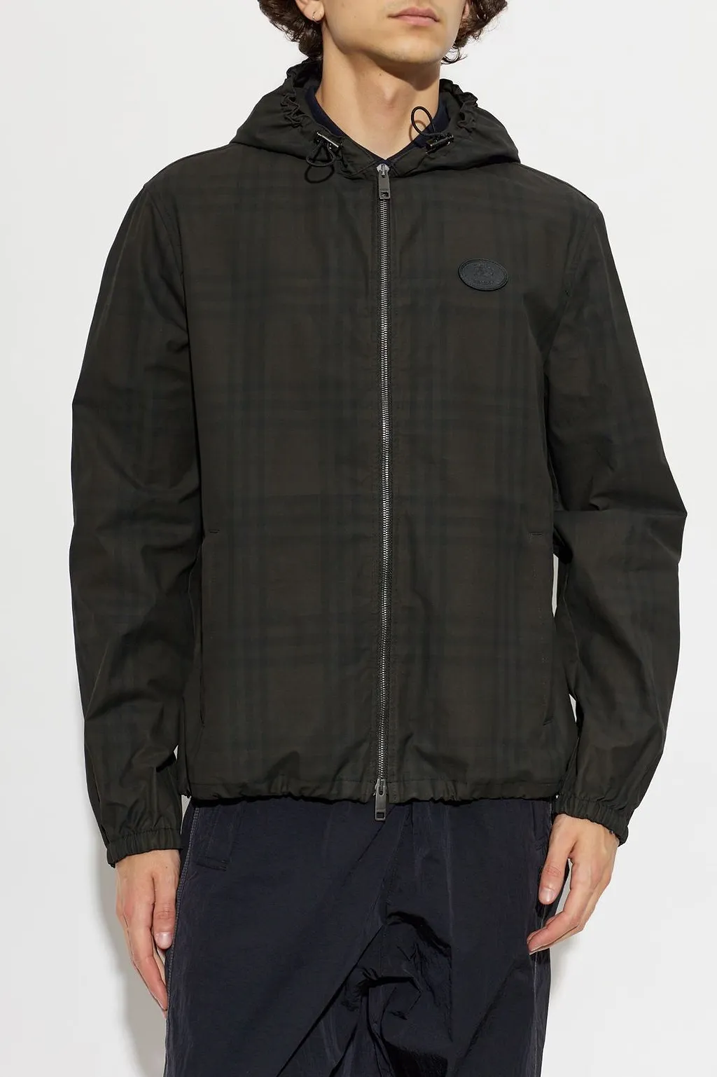 Burberry Check Newport Hooded Jacket