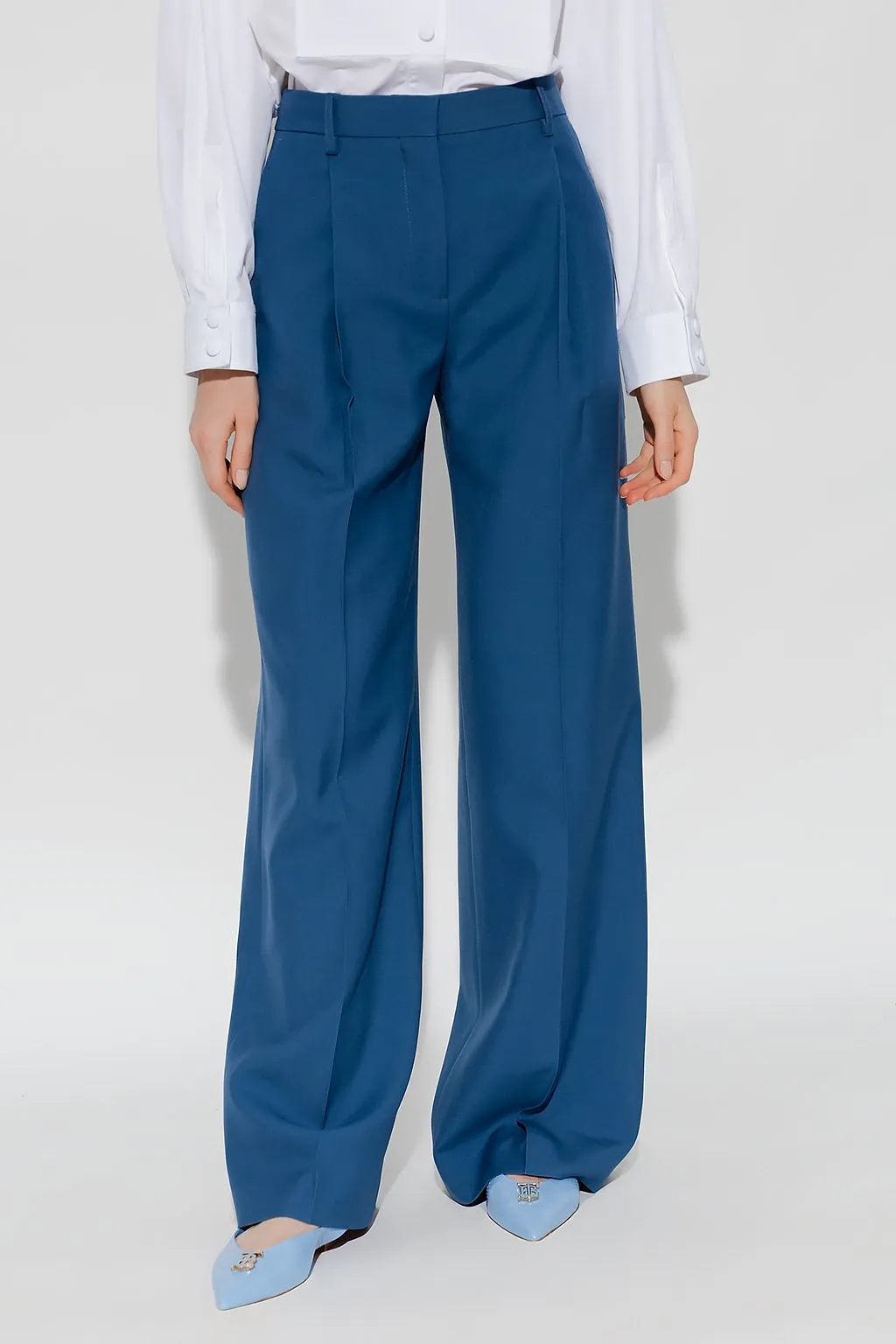 Pleat Detailed Tailored Trousers